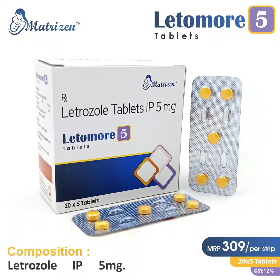 Letrozole (5mg) Tablet at Best Price in PCD Pharma Franchise for Aromatase Inhibitor and Breast Cancer Treatment.